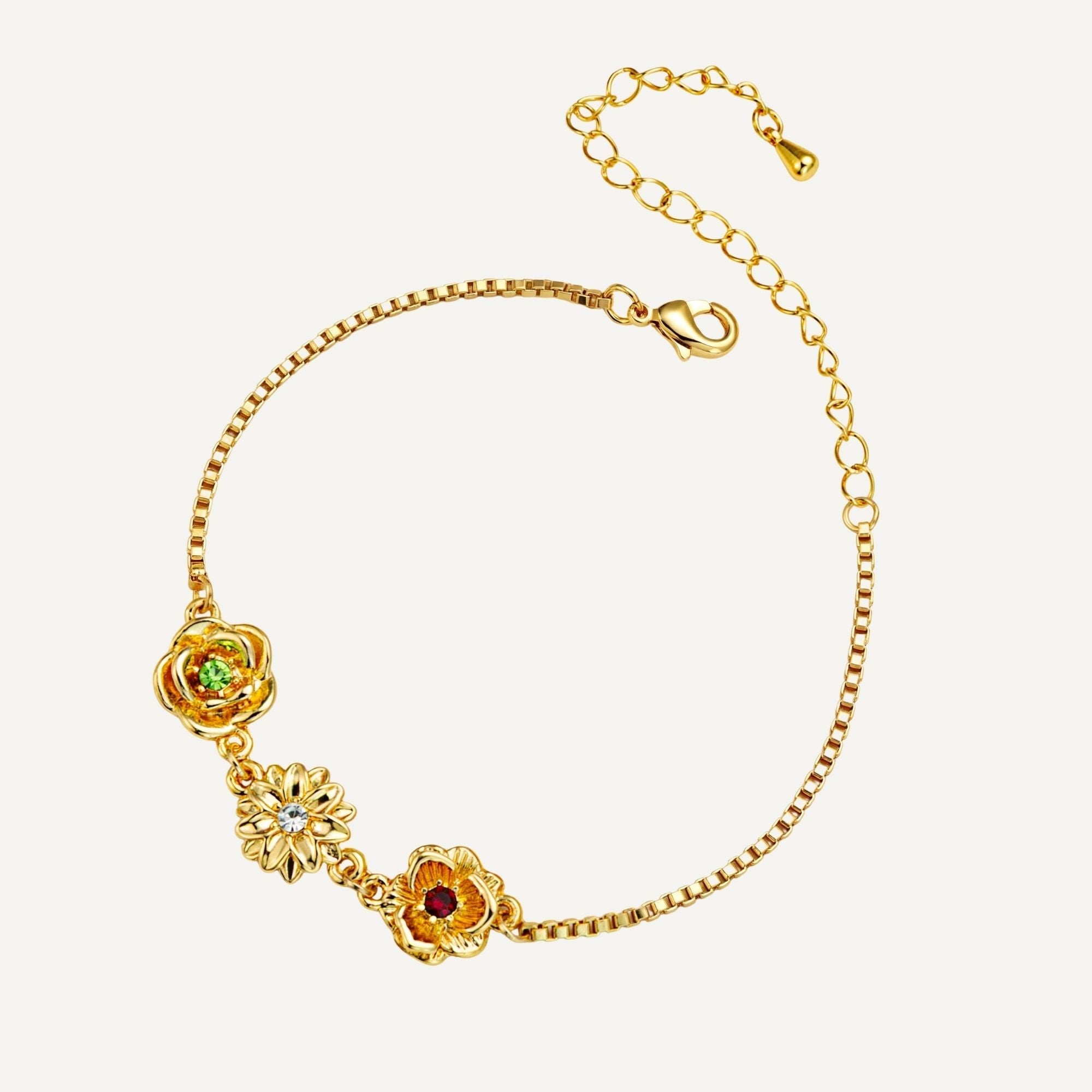 Edimensional Birth Flower Bracelet