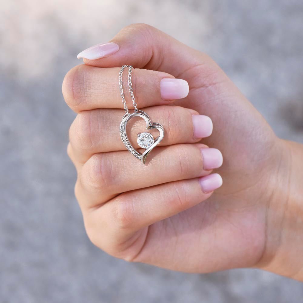 Eternal Rose Box - To My Love - With Heart Necklace & Real Rose