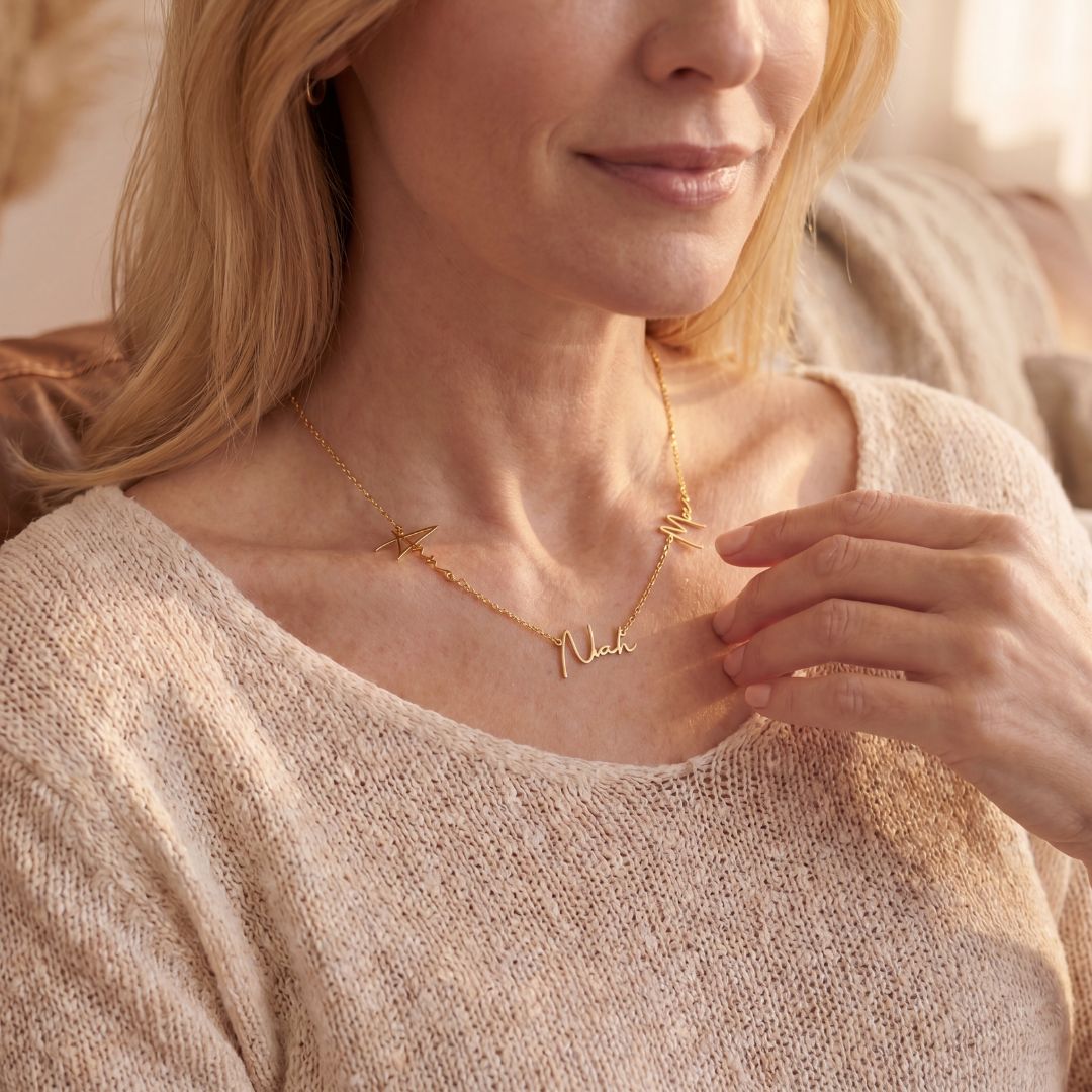 Multi Name Signature Necklace