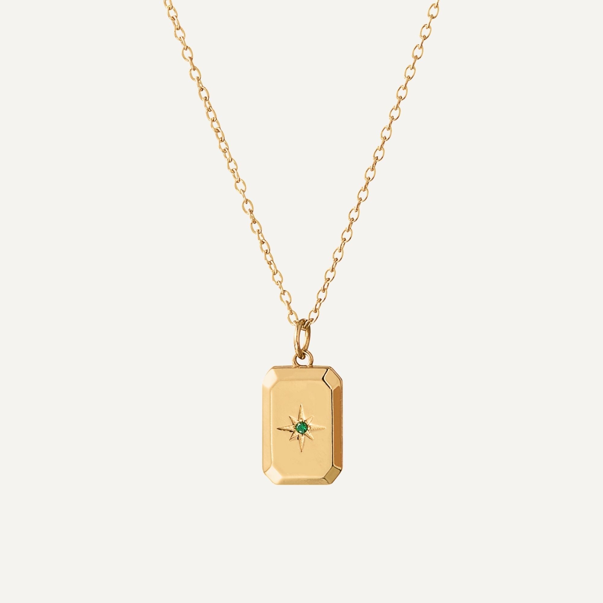 Locket Necklace with Birthstone