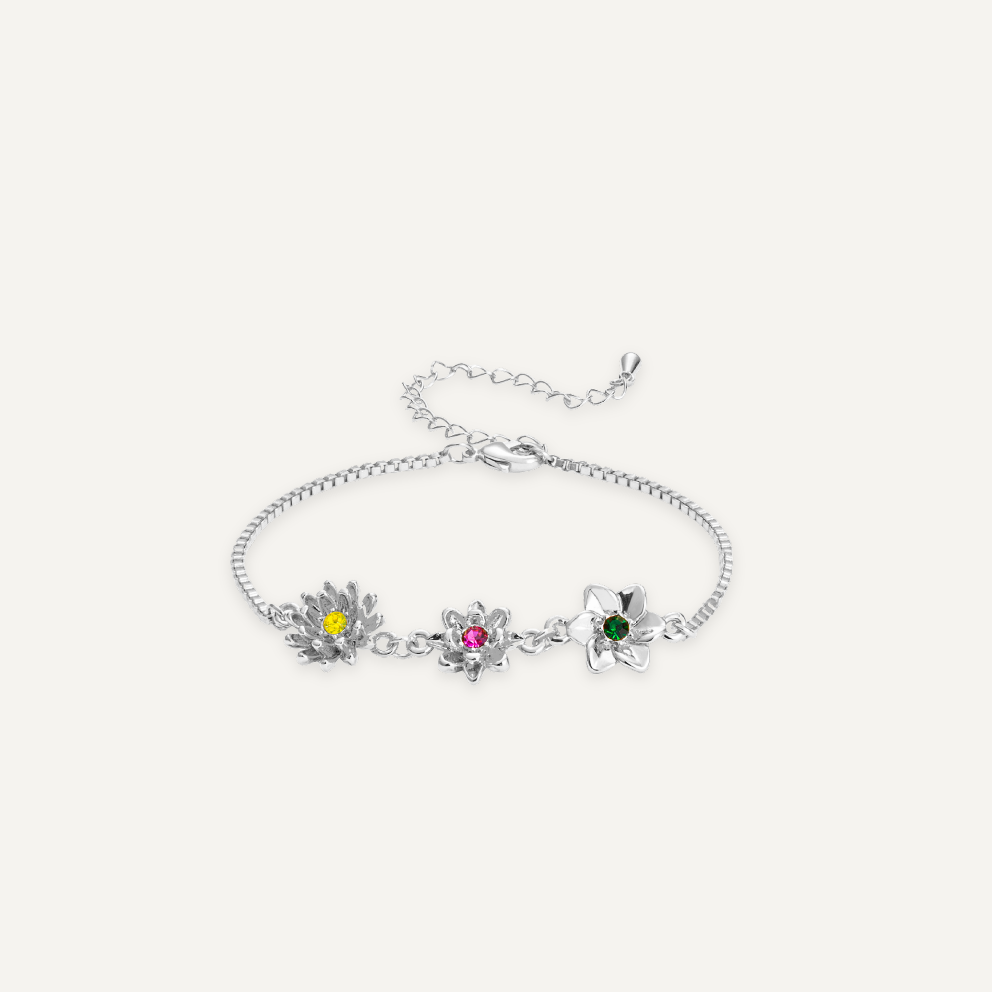 Edimensional Birth Flower Bracelet