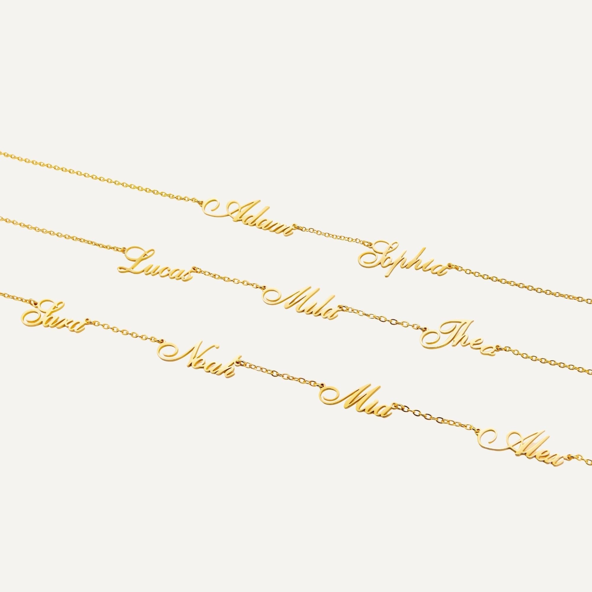 Multi Name Necklace