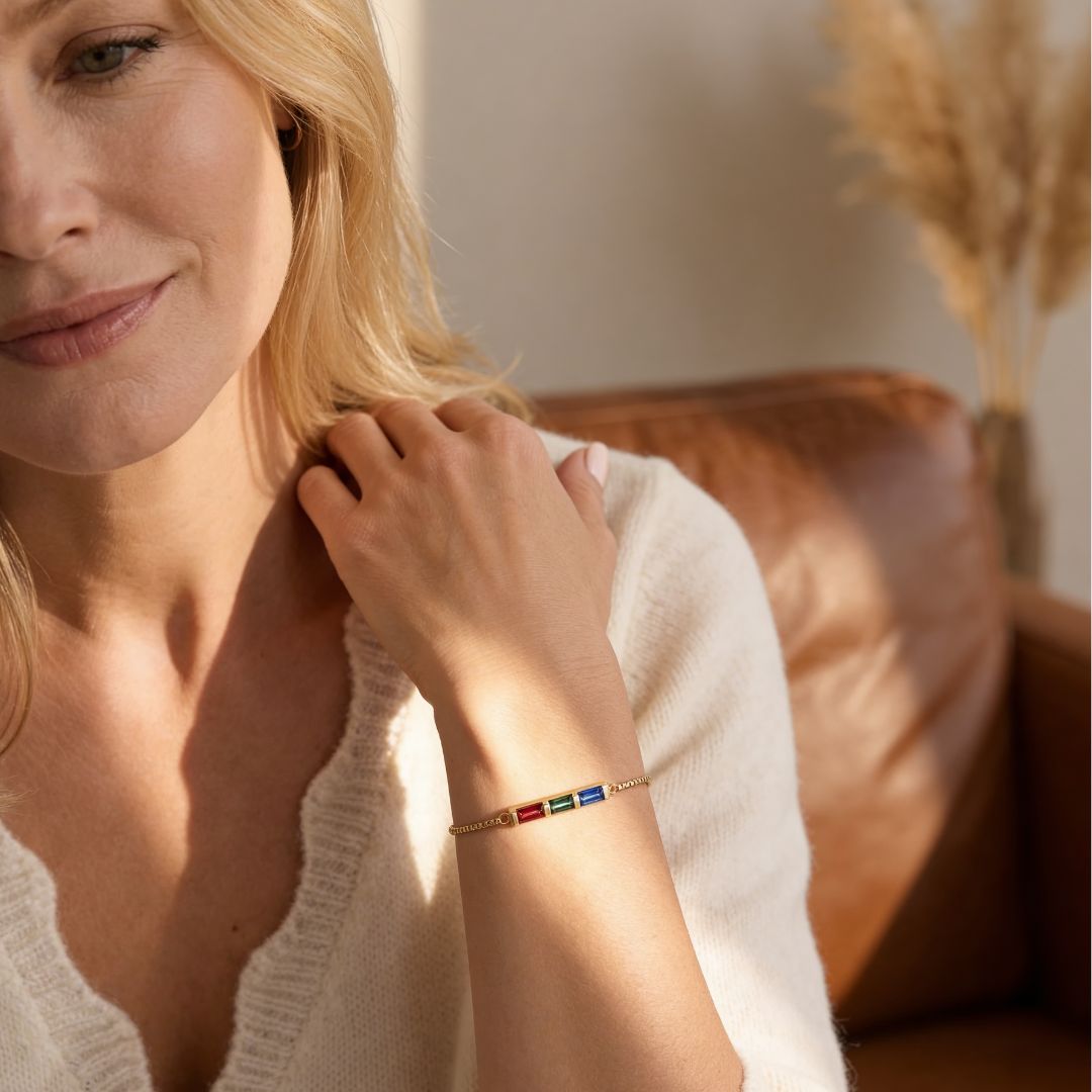 Personalized Birthstone Bracelet