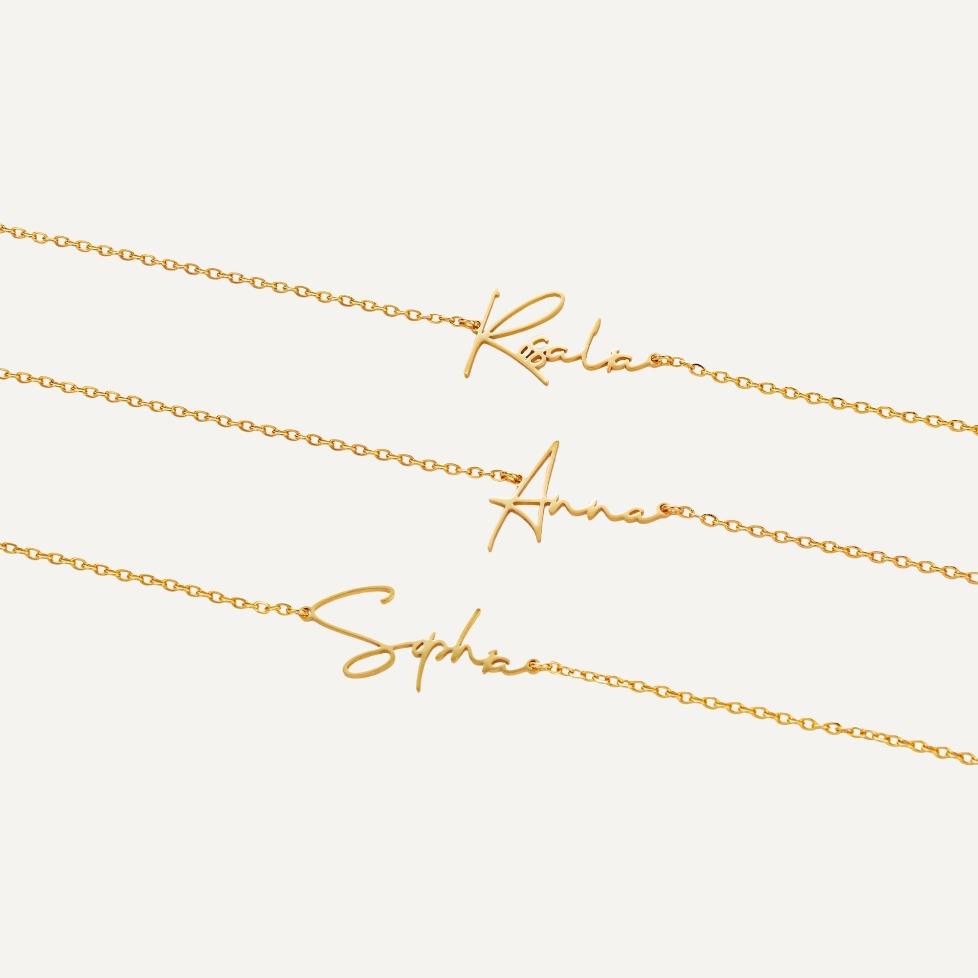 Signature Name Necklace