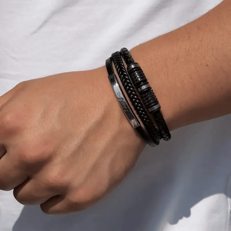 To My Son – Personalized “Forever Connected” Bracelet