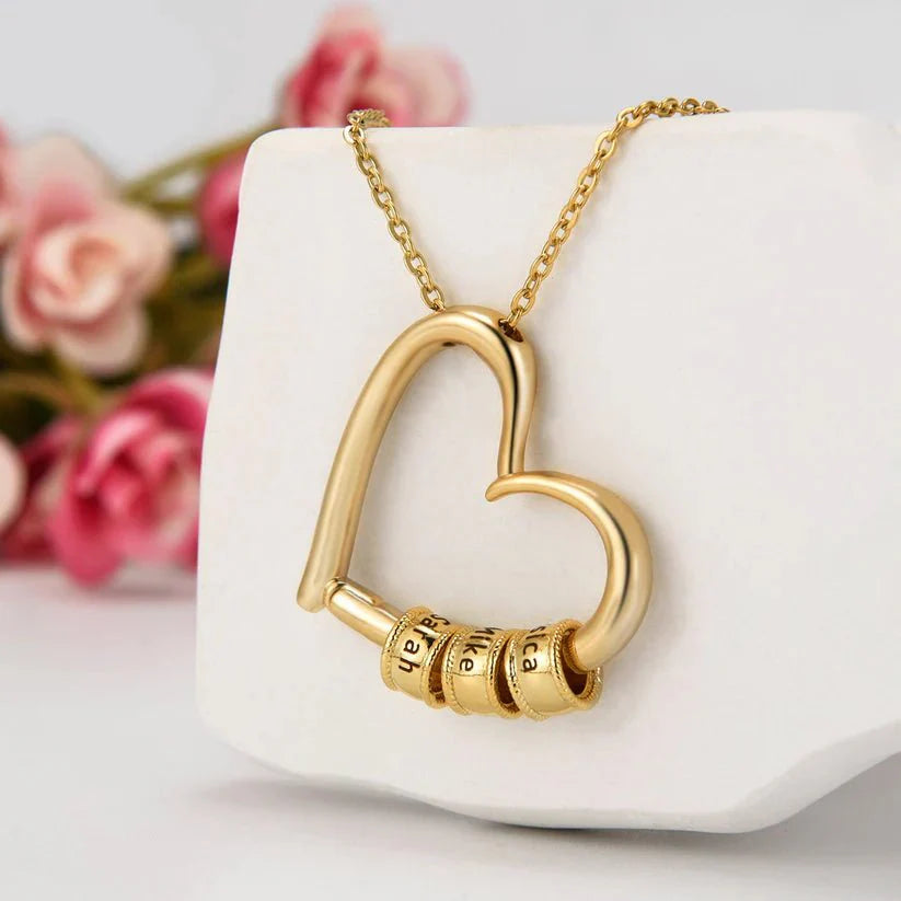 To The Best Mum In The World - Love Necklace With Engraved Pendant