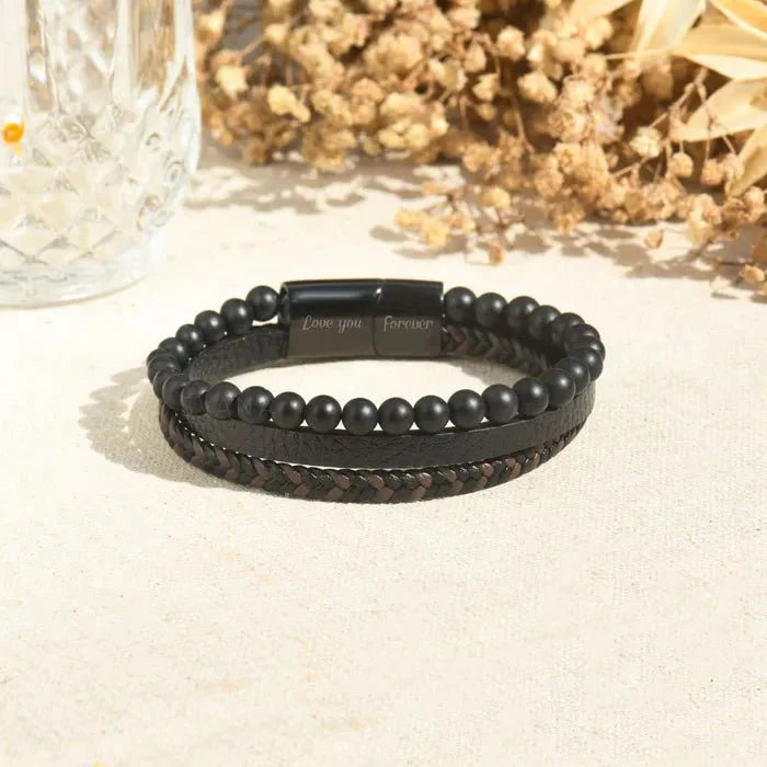 To My Man - Be My Last Everything - Promise Leather Bracelet