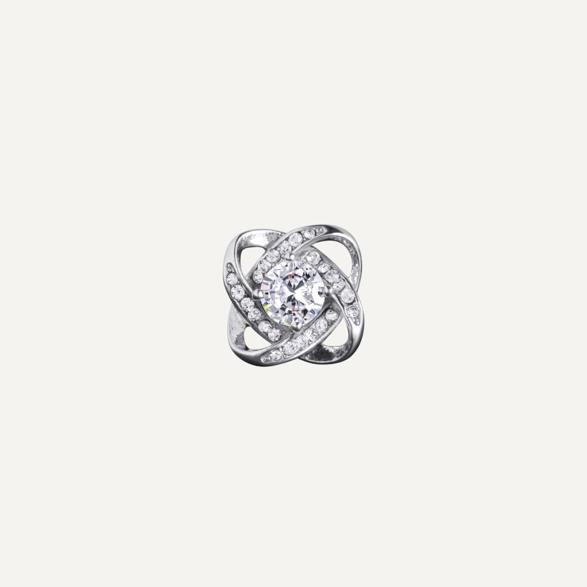 Diamond Knot Earrings