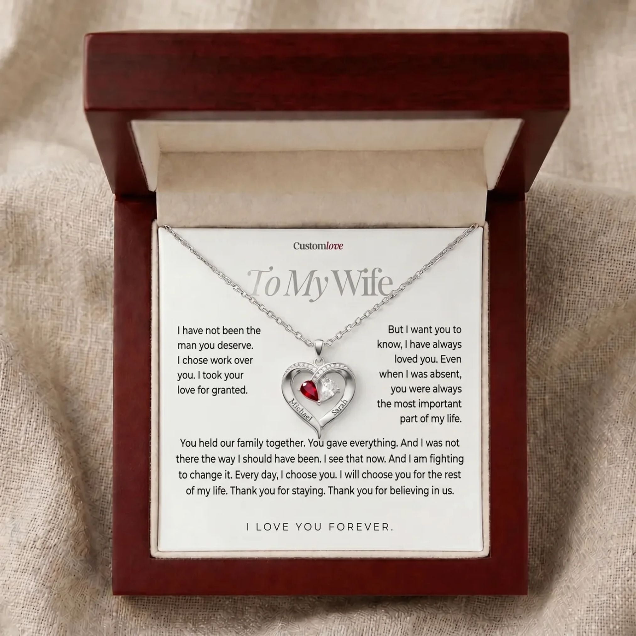 To My Wife - Thank You For Believing In Us
