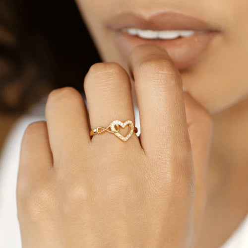 Mother & Daughter - Infinite Heart Ring