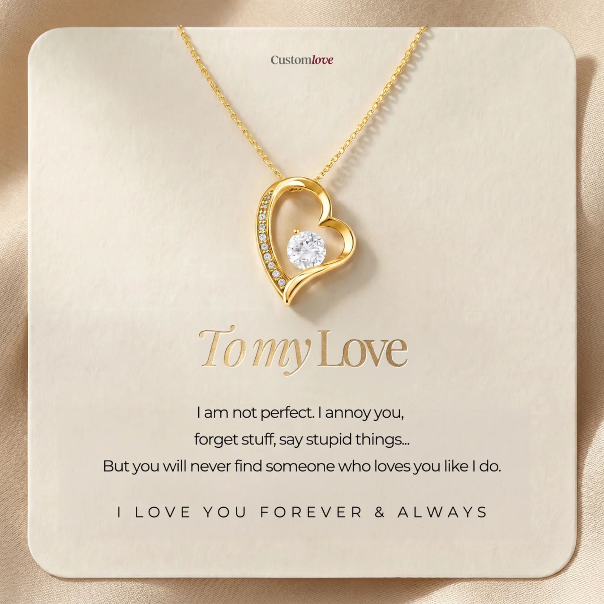 To My Love - Forever Love Necklace