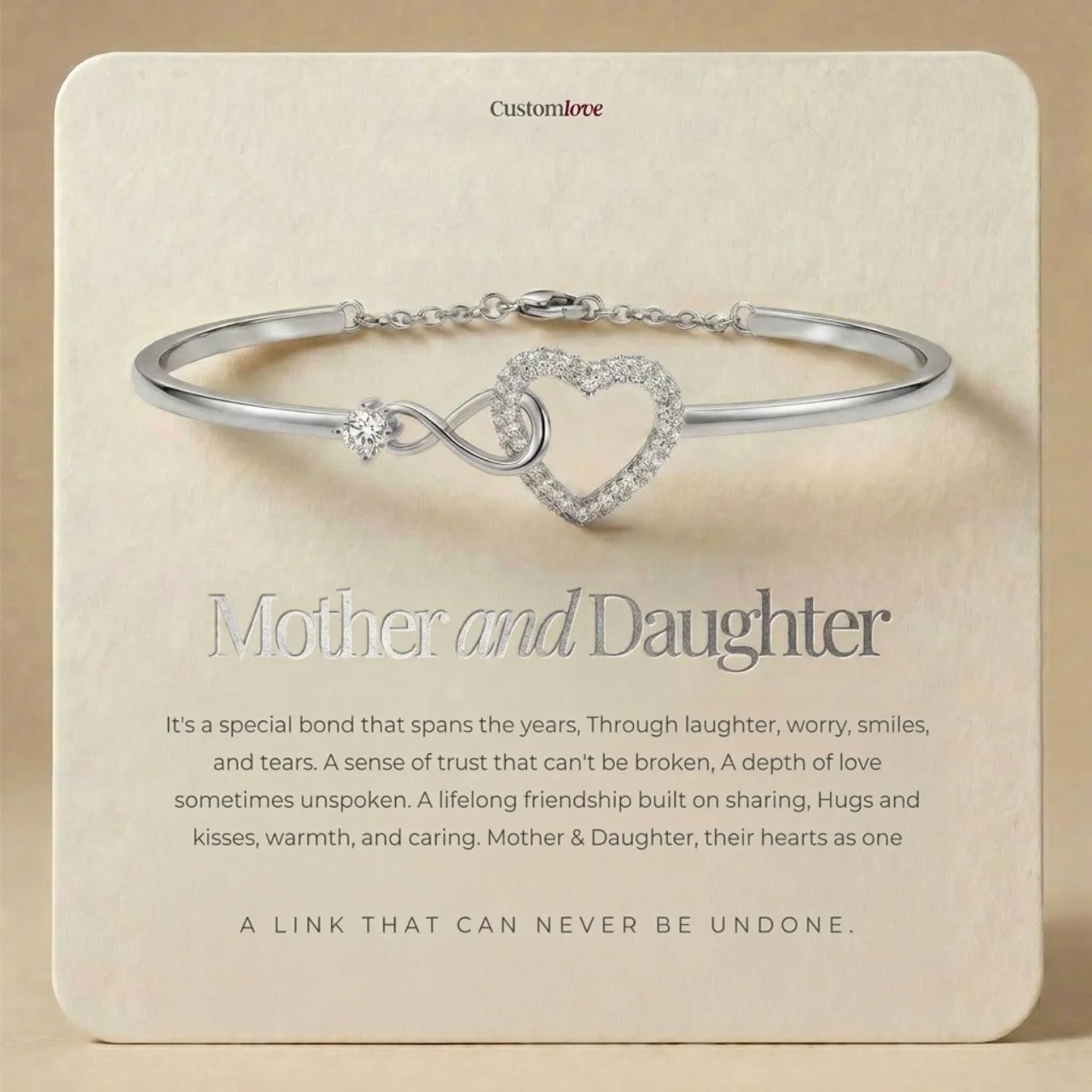 Mother and Daughter - Forever Linked Bracelet