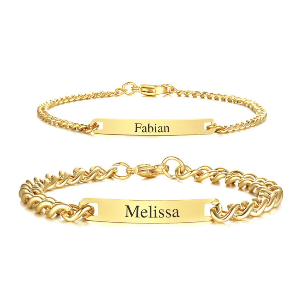 Gepersonaliseerde Armbanden voor Koppels - CustomLove.nl