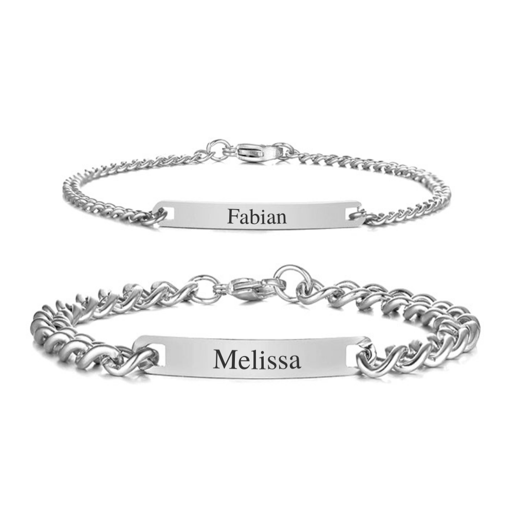 Gepersonaliseerde Armbanden voor Koppels - CustomLove.nl