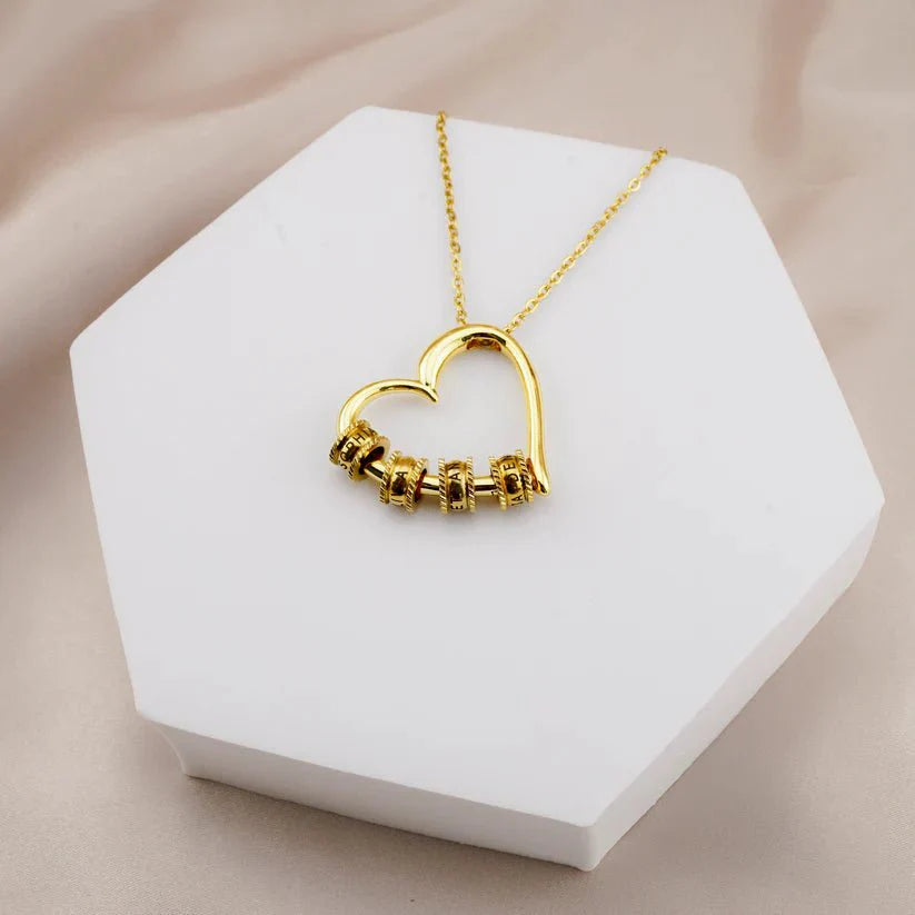 To The Best Mum In The World - Love Necklace With Engraved Pendant