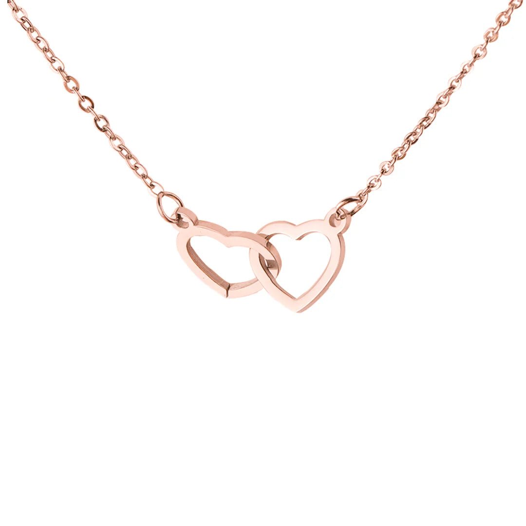 Eternal Rose Bear Gift Box with Engraved Heart Necklace - Free Earrings