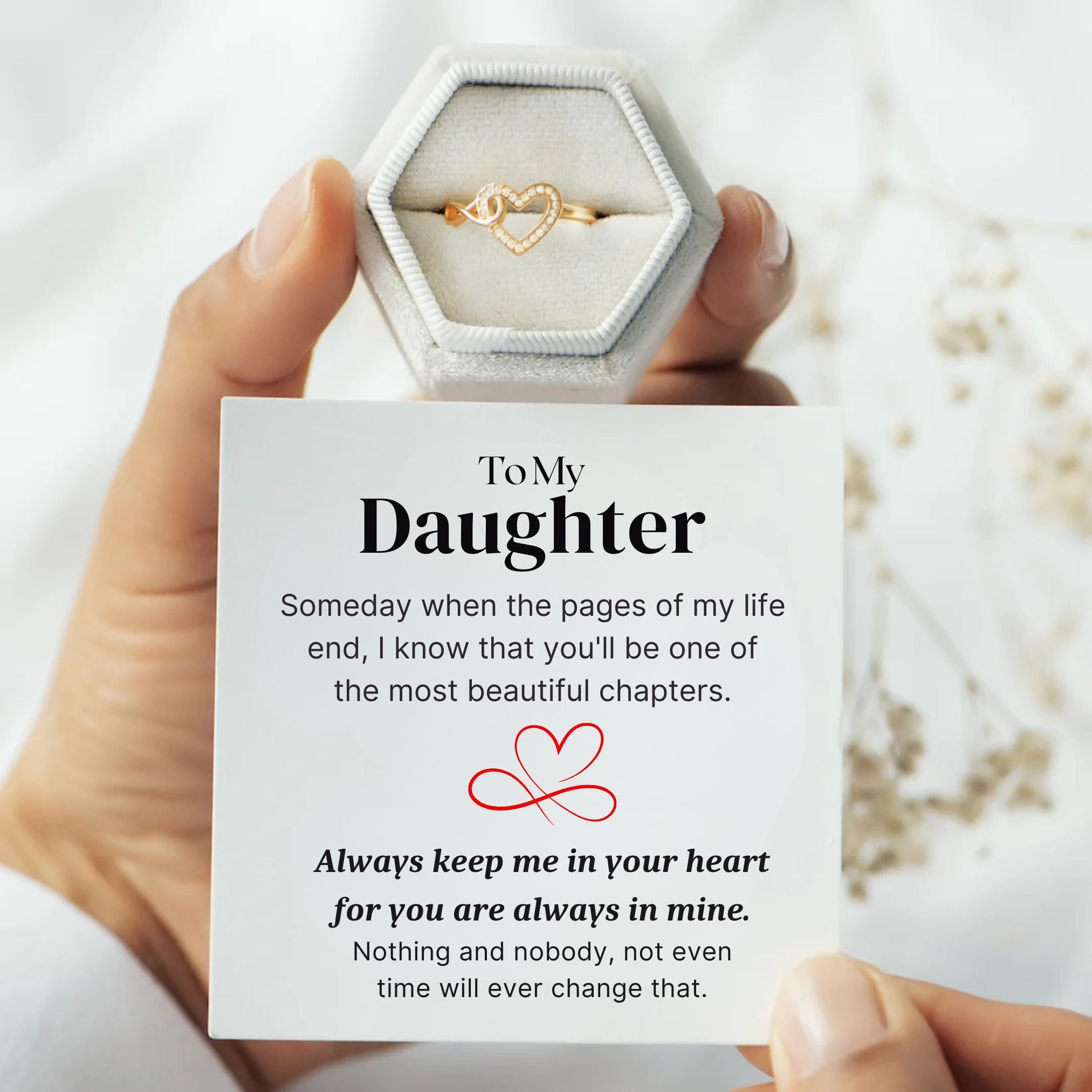 Mother & Daughter - Infinite Heart Ring