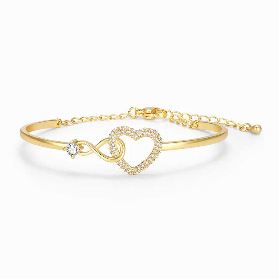 To My Daughter - Infinity Heart Bracelet