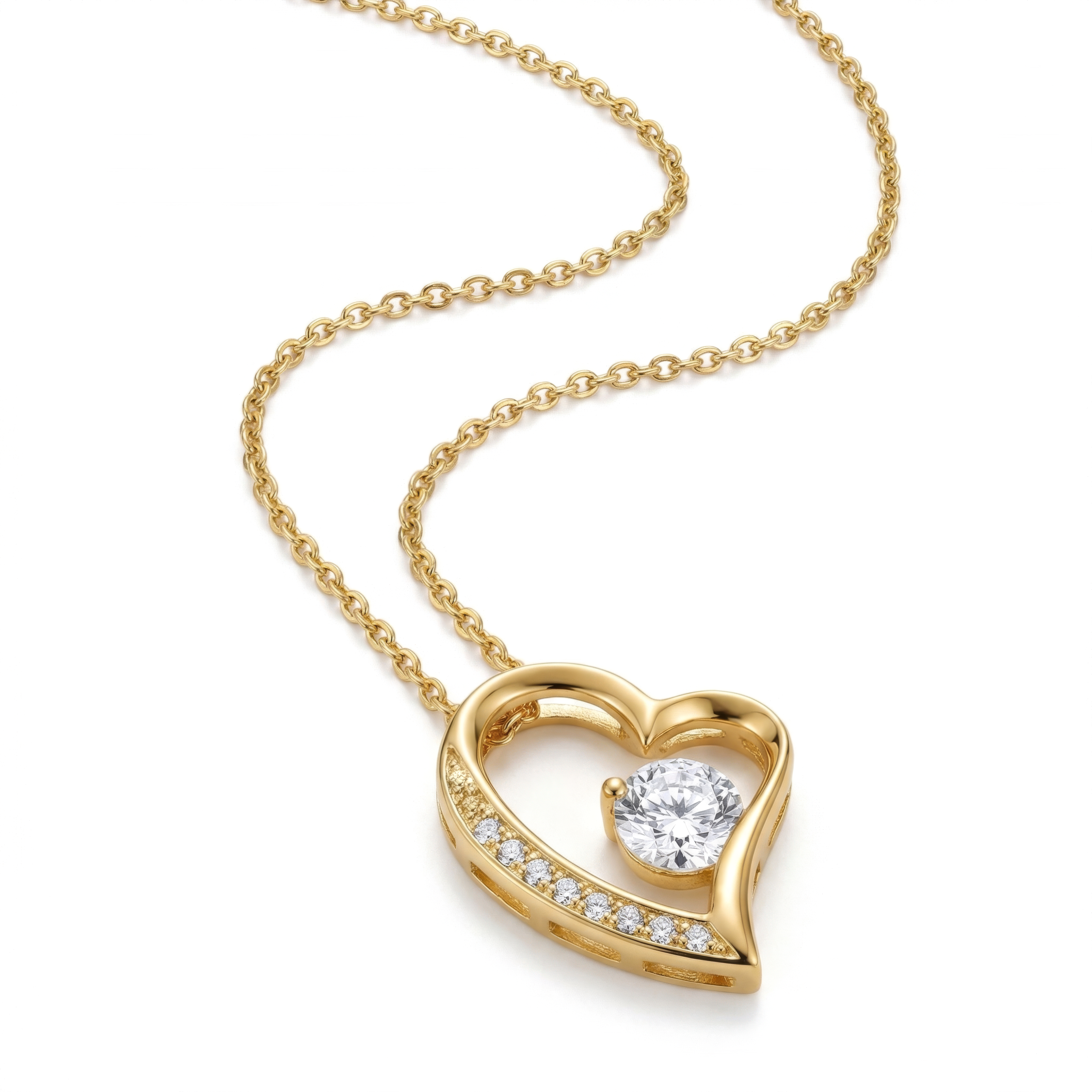 To My Mom Friend - Heart Necklace