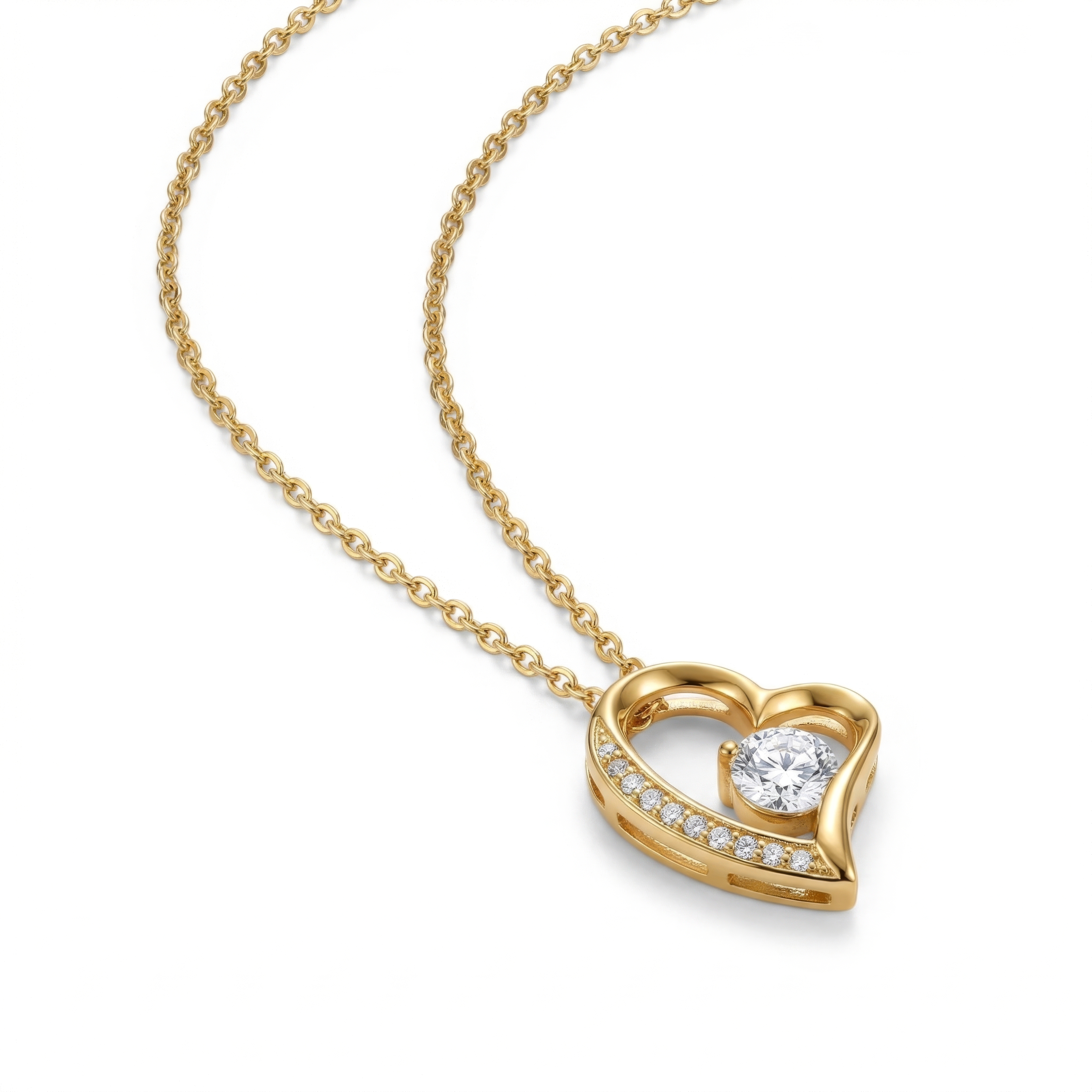 To My Mom Friend - Heart Necklace
