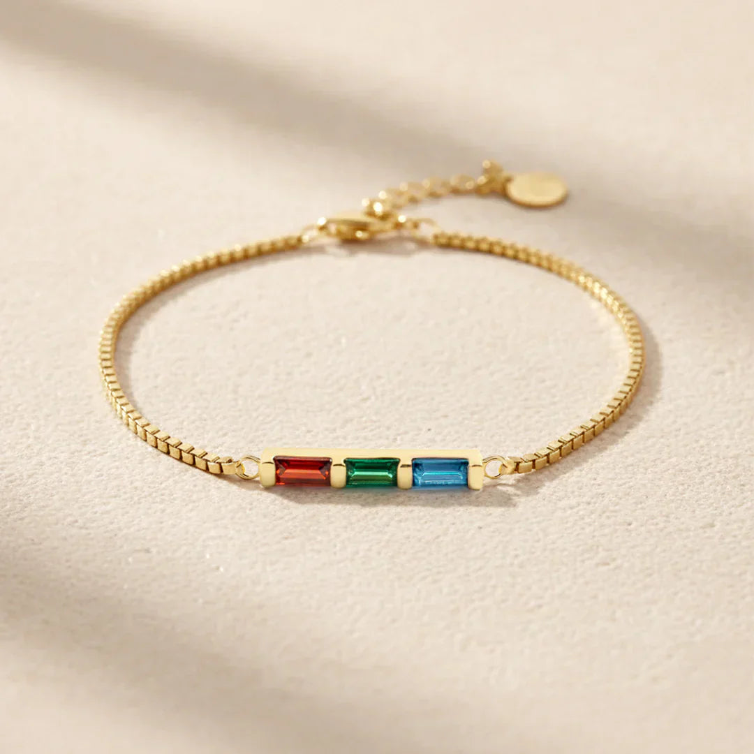Personalized Birthstone Bracelet
