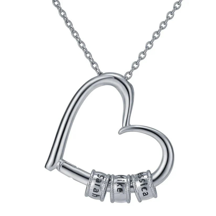 To The Best Mum In The World - Love Necklace With Engraved Pendant