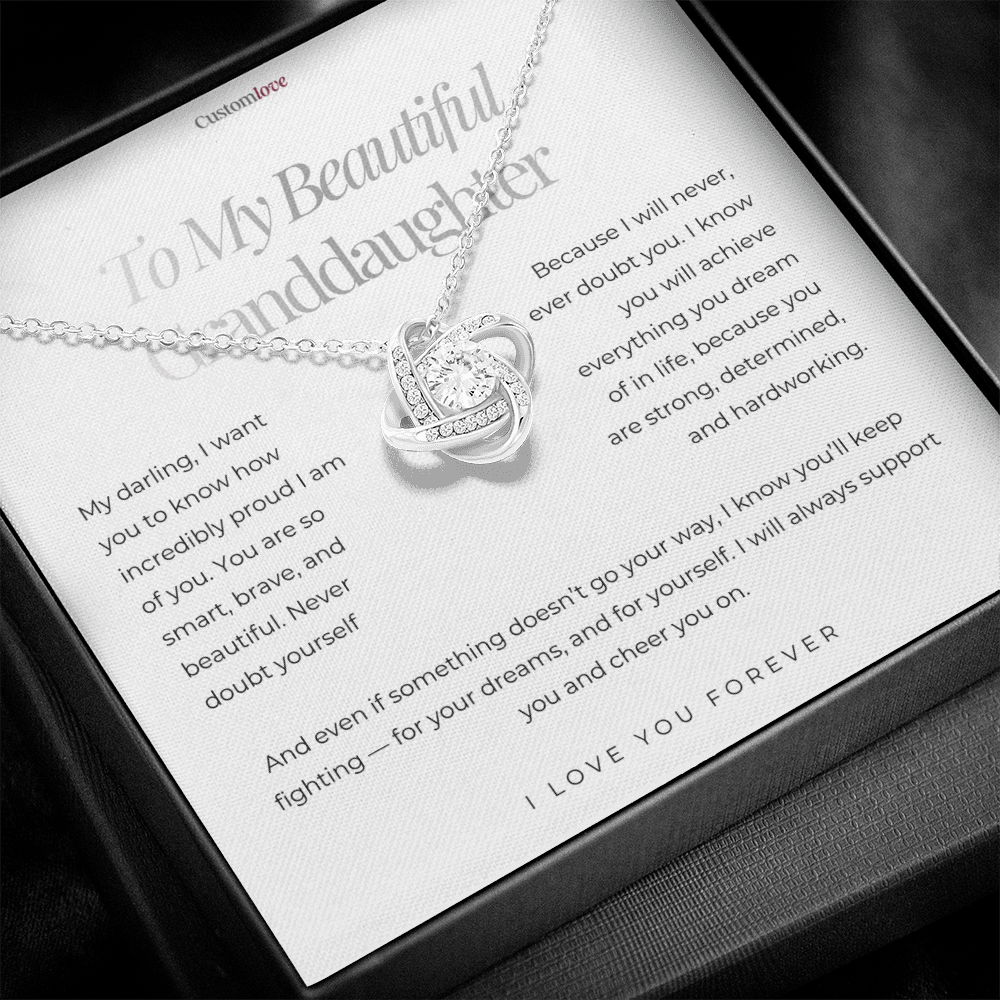 To My Beautiful Granddaughter - Keep Fighting For Your Dreams
